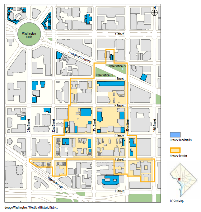 Foggy Bottom Historic Preservation Plan The GW Neighborhood The